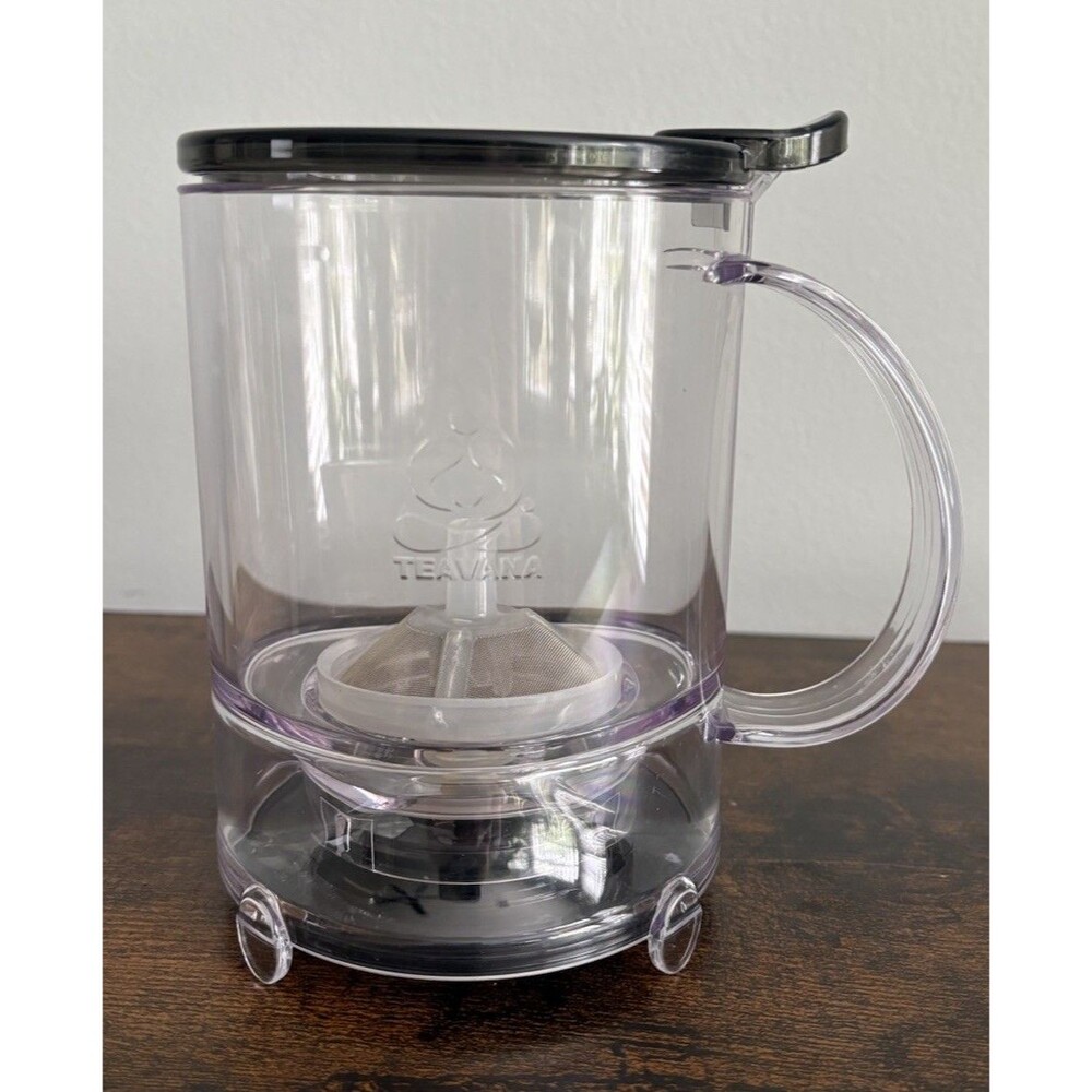 TEAVANA PerfecTea Maker Loose Leaf Tea Infuser w/Filter 16 oz Steep Brew Black